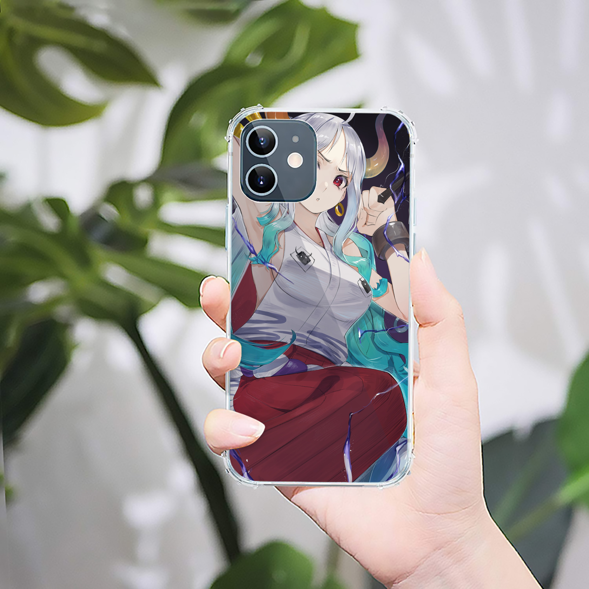 （画像用） ワンピース ONE PIECE 【iPhone 12シリーズ対応】透明スマホケース（クリアソフトケース）